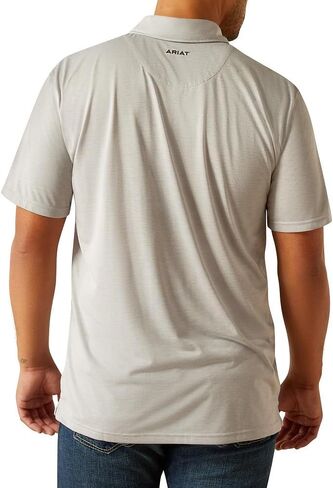 Ariat Mens Halogen Blue Team Logo Polo in Saudi Arabia