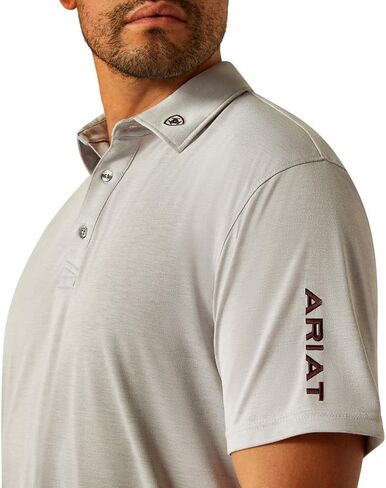 Ariat Mens Halogen Blue Team Logo Polo in Saudi Arabia