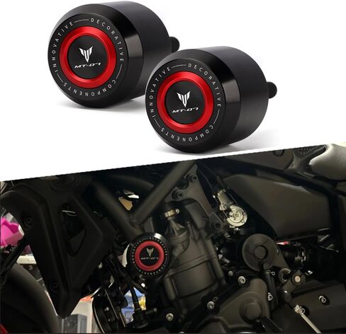 MT07 Frame Sliders Fit For MT07 2014-2022 2023 2024 2025 + | MT-07 Falling Protect MT 07 Crash Sliders Protect MT07 Falling protector Accessories BK in Kuwait