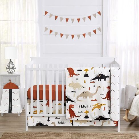 Sweet Jojo Designs Navy and Grey Stripe Baby Boy Girl Nursery Crib Bedding Set - 4 pieces - Blue, Gray and White Gender Neutral in Saudi Arabia