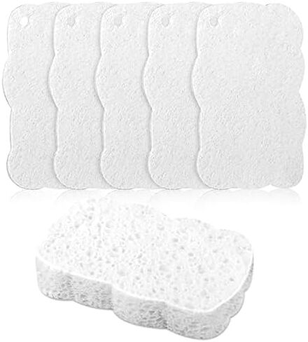 12pcs Premium Heavy-Duty Household Cleaning Sponges Scratch-Free, Multi-Purpose Dish Scrub Sponges Reusable for Home Kitchen Cookware Bathroom, Safe Healthy Scrubbing Sponges Durable in Saudi Arabia