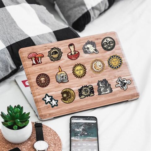 50pcs Vintage Astronomy Stickers, Celestial Sticker Set Laptop Stickers Planet Space Halloween Party Favors, Party Decoration, Retro Galaxy Moon Stickers for DIY Scrapbook Journal (Astronomy) in Kuwait