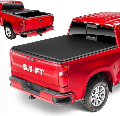 ناعم لفة السرير الشاحنة تغطية تونو تغطية 2015-2022 تشيفي كولورادو/GMC Canyon | 6'2 "(74") سرير أسطول بدون قبعة in Saudi Arabia