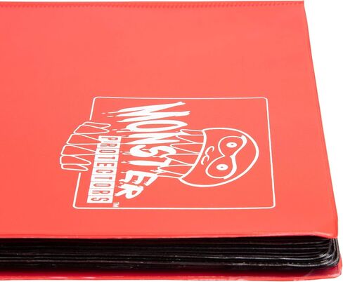 Monster 9 Pocket Trading Card Album- 20 Side Loading, Theft Deterrent, Padded Pages that Hold up to 360 cards - Compatible with Yugioh, MTG Magic The Gathering, Pokémon & Sport Cards - Matte Yellow in Saudi Arabia