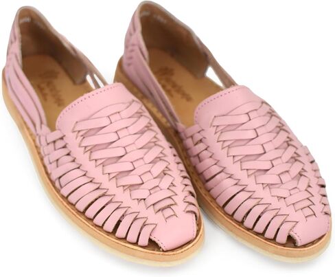 Sandals women Huarache Sandal Colorful Leather Mexican Style 3050 Flat in Kuwait