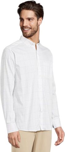 Johnston & Murphy Men XC4 Windowpane Shirt in Saudi Arabia