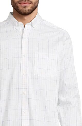 Johnston & Murphy Men XC4 Windowpane Shirt in Saudi Arabia