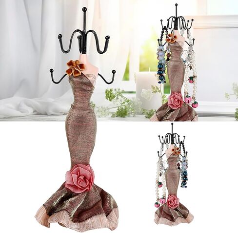 Jewelry Holder Display Stand for Necklace Earring Bracelet Organizer, Unique Design, Durable Resin Crafts in Saudi Arabia