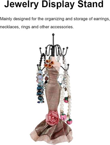 Jewelry Holder Display Stand for Necklace Earring Bracelet Organizer, Unique Design, Durable Resin Crafts in Saudi Arabia