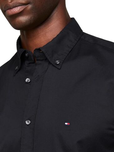 Tommy Hilfiger Long Sleeve Poplin Regular Fit, Men's Button Down Shirts, Also Available in Big and Tall in Saudi Arabia