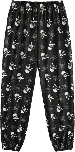 SOLY HUX Women's Floral Print Sweatpants Elastic Waist Lounge Pants Cute Jogger Pants in Saudi Arabia