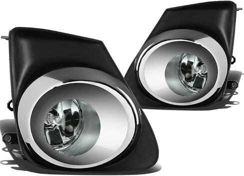 DNA MOTORING FL-ZTL-234-AM Fog Light With Bezel & Switch Driver & Passenger Side Enhance visibility [Compatible with 11-13 Corolla] in Kuwait