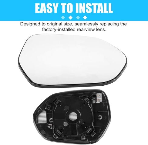 Passenger Side Heated Mirror Glass Replacement for 2020-2024 Toyota Corolla, 2018-2024 Camry, 2016-2022 Prius 8790733080 in Kuwait