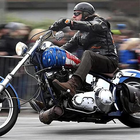 Retro Style Motorcycle Half Helmet - Classic Design Half Motorcycle Helmet, DOT Certified in Kuwait