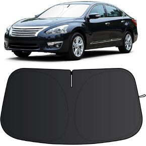 Windshield Sun Shade for Nissan Altima 2013-2018 Foldable Sun Visor Protector for Altima Accessories Sunshade Car Front Window Sunshades Blocks UV Rays