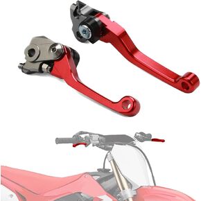 دراجة نارية فرامل القابض رافعة محور الرافعات مجموعة CNC قابلة للتعديل ل CRF250R CRF450R 2007-2023 CRF250RX 2019-2023 CRF450RX 2017-2023 CRF450RWE دراجة DIRT أسود