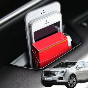 for Cadillac XT5 2017-2019 Front Door Storage Box Door Side Organizer Tray Phone Container Interior Accessories (2 Pack) (xt5-17-f)