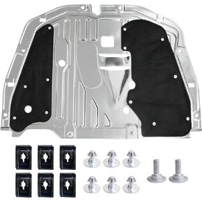 Engine Splash Shield Guard Under Car Shield Cover Board Compatible with Honda Civic 2016 2017 2018 2019 2020 2021 Replace 74110-TBA-A00 90674-TY2-A01