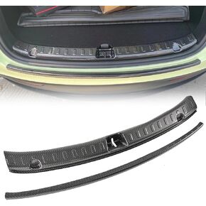 Rear Bumper Guard for Tesla Model Y 2024 2023 2022 2021 Inner&Outer Door Sill Protector ABS Trunk Bumper Guard Cover