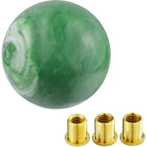 Arenbel Car Shifter Lever Knobs Round Gear Shift Stick Racing Handles Fit Most Manual Auto Vehicles,Orange