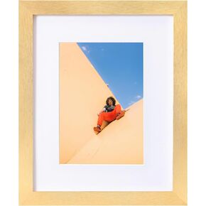 إطار صورة Eletecpro 11x14 ، مصنوع من خشب هندسي متين مع أكريليك واضح ، إطار ملون عرض 11x14 ، إطار صور أحمر للجدار أو الجدول العلوي شاشة ، 1 حزمة