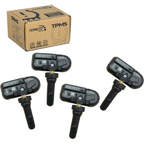 TPMS Sensor 68249197AA Compatible with Ram 1500 2500 3500 4500 5500, Jeep Cherokee, 434 Mhz Tire Pressure Sensors Replacement 4PCS Replaces OE 68239720AA