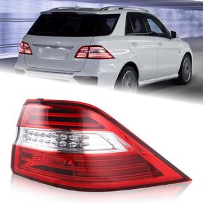 Left Driver Side LED Outer Tail Light Fit for 2012 2013 2014 2015 Mercedes Benz ML350 ML550 W166 Rear Lamp Assembly LH USA Style1669063501 MB2804107