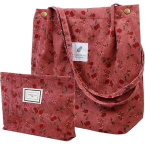 Corduroy Tote Bag for Women