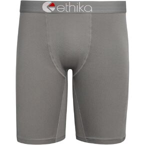 Ethika Mens Micro Mesh Staple Boxer Brief | Dark Grey