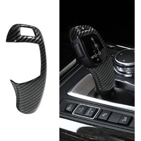 Carbon Fiber Car Gear Shift Knob Cover, Car Sticker Decals Gear Shift Knob Cover, Car Replacement Accessories for F20 F21 F22 F23 F30 F31 F32 F33 F34 F35 F36 F07 F10 F12 F13 F15 F16 F25 F26