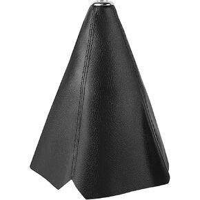 Car Shift Boot Cover, Leather Gear Shift Knob Dust Cover, Manual Automatic Shifter Boot Sleeve for Protection & Decor, Gear Shift Knob Cover Car Accessories (Carbon Pattern Black Line)