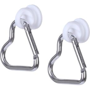 2pcs إدراج إكسسوارات السنانير لحقيبة Bogg وببساطة حمل جنوب ، حامل مفتاح السحر لطيف carabiner لأكياس Bogg -keychain -ربط مفاتيحك في حقيبتك بسرعة (أبيض)