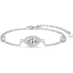 Urn Bracelet for Ashes for Women 925 Sterling Silver - Cremation Paved Oval Cubic Zircon/Opal/Infinity Heart Rose Gold Memorial Jewelry Bereavement Keepsake Locket Gifts for Loss of A Loved One