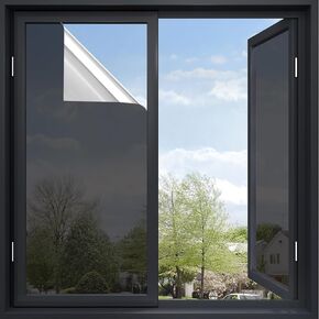 أفلام خصوصية Way Window ، صبغة نافذة للمنزل ، أغطية Windows الزجاجية المرآة العاكسة للحرارة UV الحظر