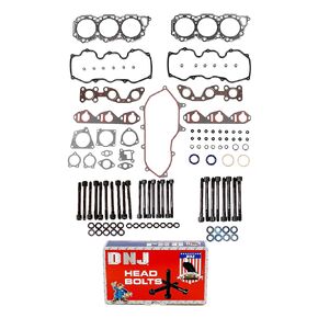 DNJ HGB655 Cylinder Head Gasket Set with Head Bolt Kit for 2001-2004 Nissan Frontier Xterra 3.3L V6 12V SOHC 3275cc
