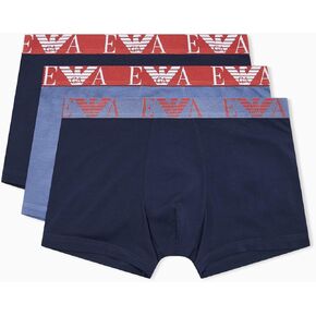 Emporio Armani Men's Grolg Monogram 3 Boxer Boxer Birks