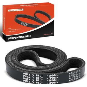 A-Premium Engine Serpentine Drive Belt متوافق مع Ford و Buick و Subaru & Volvo Cars-F-150 2011-2023 ، Outback Legacy 2010-2014 ، Ranger 1985-1987/1991 ، Regal ، Bronco II ، Aerostar ، 850 ، 960