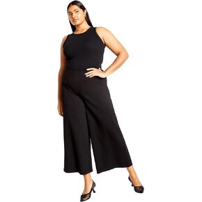 City Chic Women's Plus Size Pant - Ponte Wide Leg