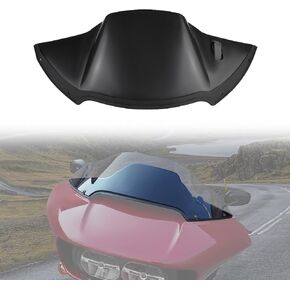 Top Air Duct Piece Cover Fairing Cover for Road Glide 2015 +, Black on/off Fairing Air Duct Top Windshield Cover Wind Deflector Fairing for Harley CVO Road Glide FLTRX 2015-2024 Accessories