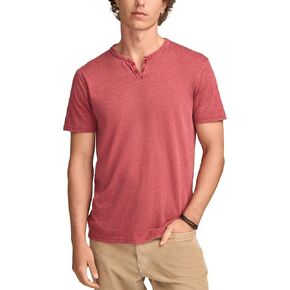 Lucky Brand Men's Venice Burnout Notch Neck Tee