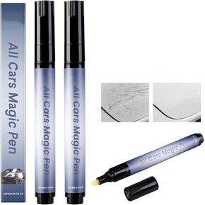 2Pcs All Cars Magic Pen,Magic Pen For Car Scratches,AQuick Fix for Scratches and Paint Damage,Fits All Car Colors