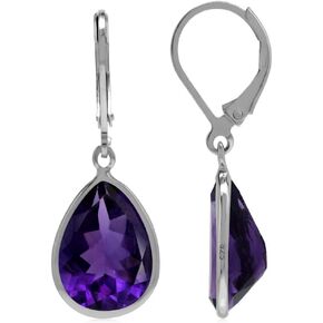 Silvershake أصلي 8.6 CT African Africanst 925 Sterling Silver Lever Back Drop Drop Salrings
