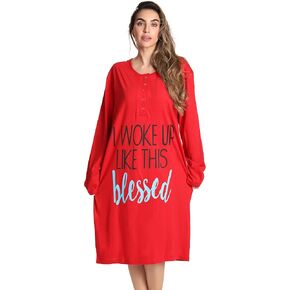 Just Love Long Sleeve Nightgown Sleepwear in Kuwait
