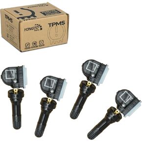 TPMS Sensor Compatible with Buick Chevy GMC Pontiac, 315 Mhz Tire Pressure Sensors Replacement 4PCS Replaces OE 25920615 13598771 13516164