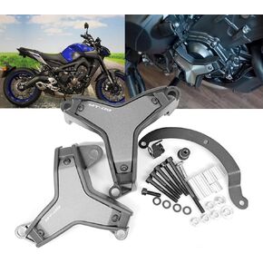 Suitable for MT-09 mt09 ((2021-2024)) Engine Protector Frame Slider Anti-Collision pad Side Slider Engine Shield Motorcycle Accessories (グレー)