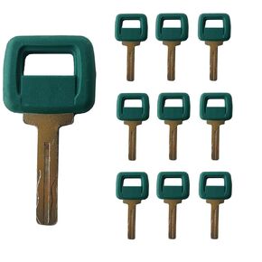 10 PCS 11039228 Ignition Key Set, Replaces 17225331, ELI80-0091, Compatible with Volvo Loader Articulated Haul Truck Laser Cutting Machine Heavy Equipment Keys