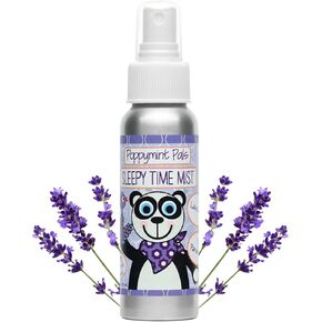 Poppymint Pals Lavender Sleepytime Spray Mist - (2.7 أوقية ، حزمة من 1) أحلام حلوة للصغار - الزيت العطري لافندر للوسادة وغرفة النوم لتعزيز النوم - للأطفال والأطفال الصغار