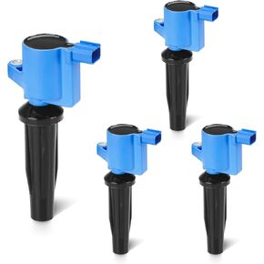 Set of 4 Ignition Coil Pack Compatible with Ford C-Max EcoSport 2L, Escape Focus 2.3 2.5L, Fusion Ranger Transit Connect, Lincoln MKZ, Mazda 3 6 Tribute, Mercury Mariner Milan Replace DG507 FD505