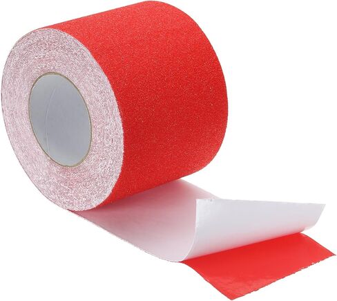 PATIKIL 6 Inch x 16 Ft Anti Slip Traction Tape, Non-Slip Grip Tape Non Skid Tread Safety Tape for Stairs Steps Scooter Deck, Red in Saudi Arabia