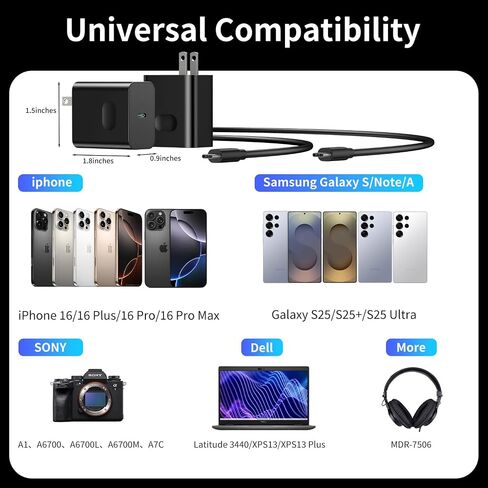 20W USB C Charger,Huntkey USB-C Power Adapter PD Type c Fast Charger Block USBC Wall Charger for iPhone 14/13/12/11/X/XR Series,Samsung Galaxy S22/S20,Google Pixel Series,iPad Pro and More in Saudi Arabia